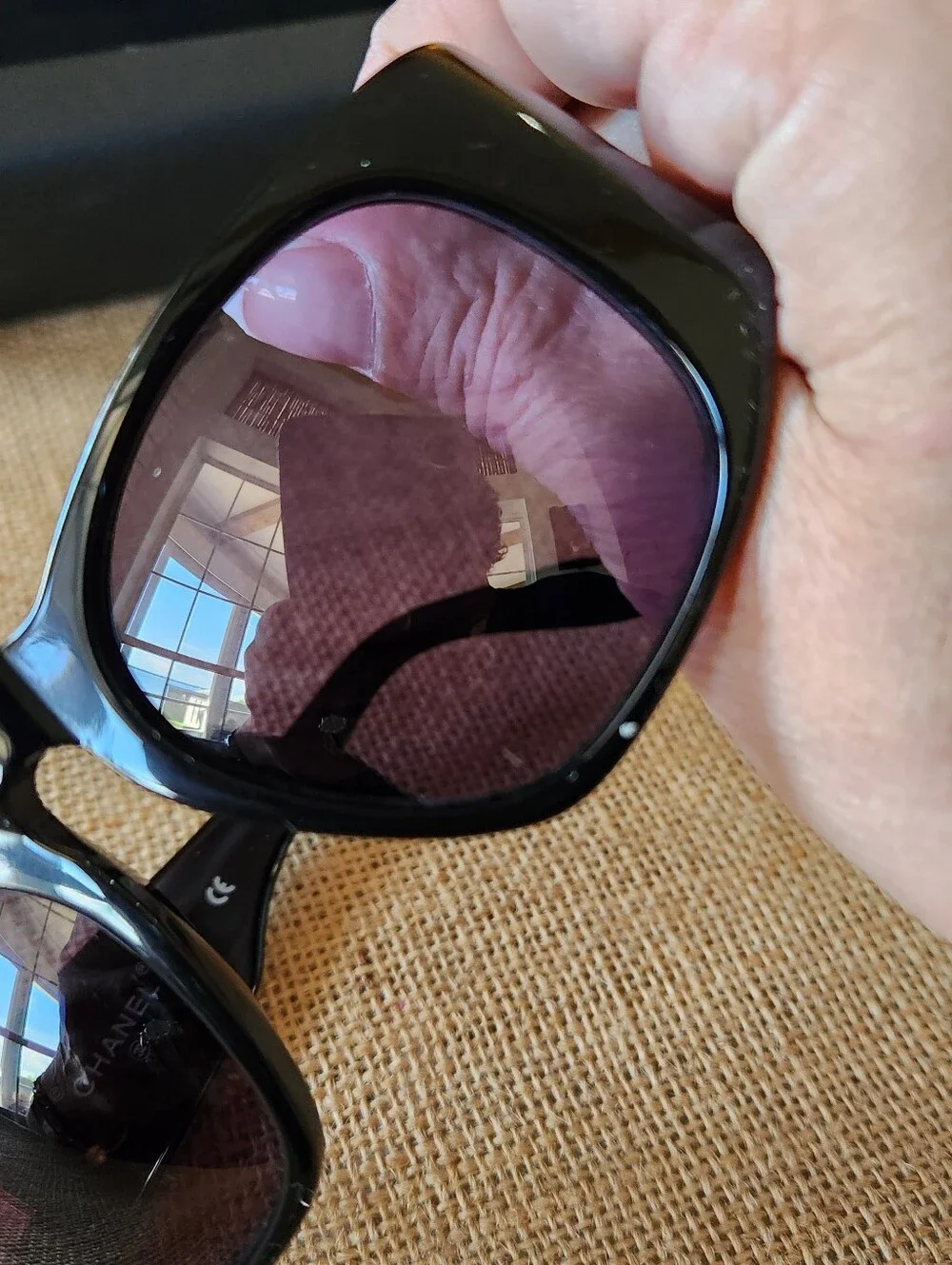 Chanel Sunglasses Black & Goldtone 01450 94305 Re Poshing From Andrews777